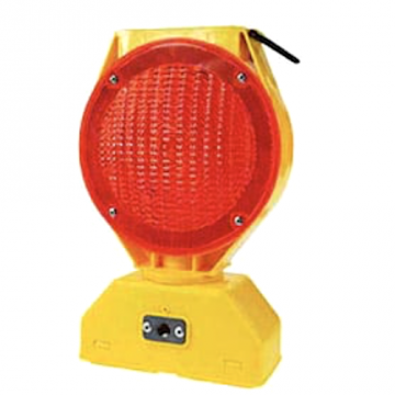 Solar Flashing LED Barricade Beacon Light